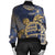 Hawaii Turtle Hibiscus Gold Bomber Jacket - Kyn Style - AH - Polynesian Pride