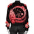 Hawaii Turtle Hibiscus Map Polynesian Bomber Jacket Red - AH - Polynesian Pride