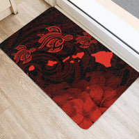 Hawaii Turtle Hibiscus Map Polynesian Red AH - Polynesian Pride
