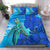 Hawaii Turtle Hibiscus Ocean Bedding Set - Lingi Style - AH Blue - Polynesian Pride