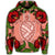 Hawaiian Turtle Hibiscus Pink Hoodie Fide Style - Polynesian Pride