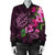 Hawaii Turtle Hibiscus Pink Simple Bomber Jacket - AH - Polynesian Pride