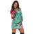 Hawaii Turtle Hibiscus Plumeria Hoodie Dress - Hug Style - AH - Polynesian Pride