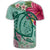 Hawaii Turtle Hibiscus Plumeria T Shirt Hug Style - Polynesian Pride