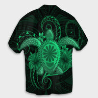 Hawaii Turtle Hibiscus Polynesian Hawaiian Shirt - Full Style - Green - AH - Polynesian Pride
