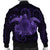 Hawaii Turtle Hibiscus Polynesian Bomber Jacket - Full Style - Purple - AH - Polynesian Pride