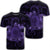 Hawaii Turtle Hibiscus Polynesian T Shirt Full Style Purple Unisex Black - Polynesian Pride