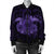 Hawaii Turtle Hibiscus Polynesian Bomber Jacket - Full Style - Purple - AH - Polynesian Pride