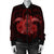 Hawaii Turtle Hibiscus Polynesian Bomber Jacket - Full Style - Red - AH - Polynesian Pride