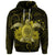 Custom Hawaii Turtle Hibiscus Polynesian Hoodie Full Style Yellow - Polynesian Pride