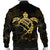 Hawaii Turtle Kanaka Golden Bomber Jacket - AH - Polynesian Pride