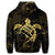 Hawaiian Turtle Kanaka Golden Hoodie - Polynesian Pride