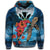 Hawaiian Turtle Kanaka Hibiscus Stary Night Hoodie - Polynesian Pride