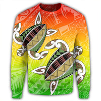 Hawaii Turtle Kanaka Maoli Sweatshirt - AH - Polynesian Pride