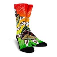 Hawaii Turtle Kanaka Maoli Crew Socks - AH - Polynesian Pride