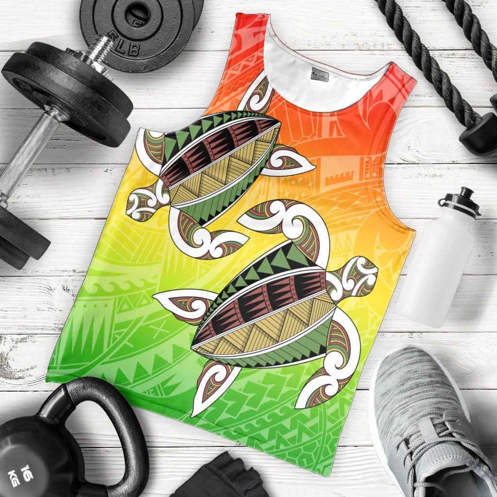 Hawaii Turtle Kanaka Maoli Tank Top - AH - Polynesian Pride