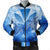 Hawaii Turtle Kanaka Plumeria Polynesian Bomber Jacket Blue - AH Black Unisex - Polynesian Pride