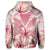 Hawaiian Turtle Kanaka Plumeria Polynesian Hoodie Pink - Polynesian Pride