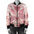 Hawaii Turtle Kanaka Plumeria Polynesian Bomber Jacket Pink - AH - Polynesian Pride