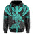 Hawaii Turtle Kanaka Tropical Polynesian Hoodie Turquoise Royi Style - Polynesian Pride