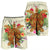 Hawaii Turtle Life Hibiscus Design Men's Shorts - AH - Polynesian Pride