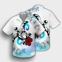 Hawaii Turtle Lollipop Plumeria Hawaiian Shirt - AH - Polynesian Pride