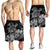 Hawaii Turtle Map Polynesian Men's Shorts Safety Gray - AH - Polynesian Pride