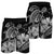 Hawaii Turtle Map Polynesian Men's Shorts Safety Gray - AH - Polynesian Pride