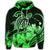 Hawaiian Turtle Map Polynesian Hoodie Safety Green - Polynesian Pride