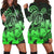 Hawaii Turtle Map Polynesian Hoodie Dress Safety Green - AH Black - Polynesian Pride