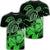 Hawaii Turtle Map Polynesian T Shirt Safety Green Unisex Black - Polynesian Pride