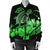 Hawaii Turtle Map Polynesian Bomber Jacket Safety Green - AH - Polynesian Pride