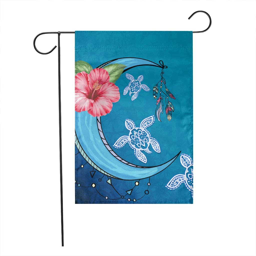 Hawaii Turtle Moon Dream Flag - AH - Polynesian Pride