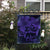 Hawaii Turtle Ohana Hibiscus Poly Flag - Purple - AH - Polynesian Pride