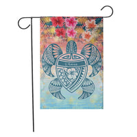 Hawaii Turtle Ohana Stary Night Hibiscus Flag - AH - Polynesian Pride