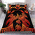 Hawaii Turtle Ohana Orange Polynesian Bedding Set - Tegen Style - AH Orange - Polynesian Pride