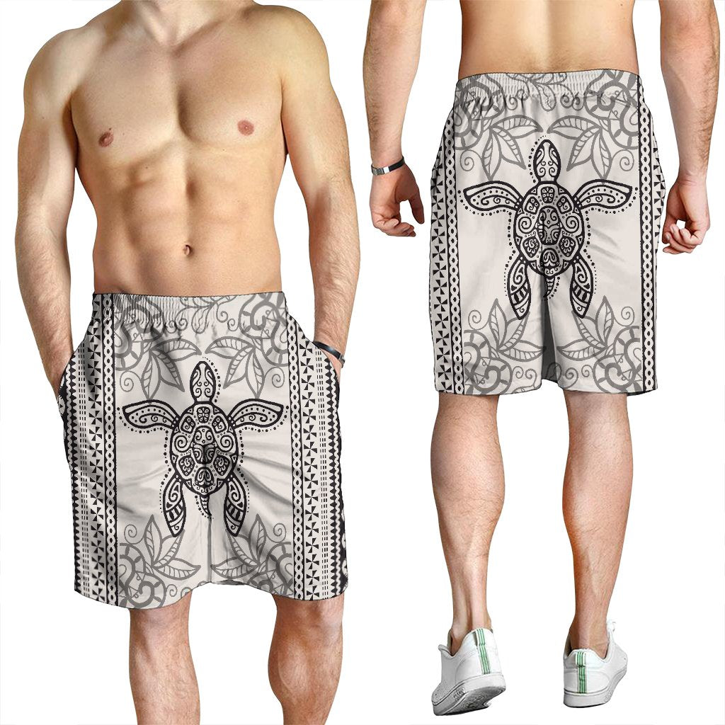 Hawaii Turtle Pattern Men's Shorts - AH - Polynesian Pride