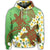 Hawaiian Turtle Plumeria Hoodie Green Style - Polynesian Pride