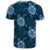 Hawaii Turtle Plumeria Blue T Shirt - Polynesian Pride