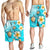 Hawaii Turtle Plumeria Coat Of Arm Ocean Men's Shorts - AH - Polynesian Pride