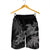 Hawaii Turtle Plumeria Coconut Tree Polynesian Men's Shorts - Gray - AH - Polynesian Pride