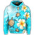 Hawaiian Turtle Plumeria Ocean Hoodie - Polynesian Pride