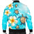 Hawaii Turtle Plumeria Ocean Bomber Jacket - AH - Polynesian Pride