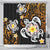 Hawaii Turtle Plumeria Polynesian Shower Curtain - Hete Style - AH 177 x 172 (cm) Black - Polynesian Pride