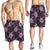 Hawaii Turtle Plumeria Violet Men's Shorts - AH - Polynesian Pride