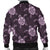 Hawaii Turtle Plumeria Violet Bomber Jacket - AH - Polynesian Pride