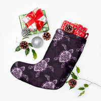 Hawaii Turtle Plumeria Violet Christmas Stocking - AH - Polynesian Pride