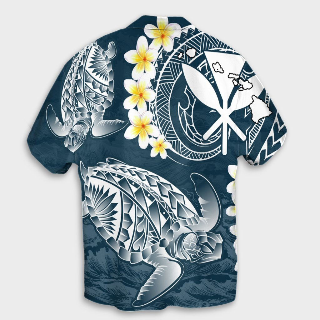 Hawaii Turtle Plumerian Polynesian Hawaiian Shirt - Sease Style - AH - Polynesian Pride