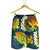 Hawaii Turtle Plumerian Polynesian Men's Shorts - Sease Style - ver 2 - AH - Polynesian Pride