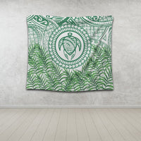 Hawaii Turtle Polyneian Palm Tree Leaf Tapestry - AH - Polynesian Pride
